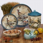11" Dinner Plate International Harvest Party