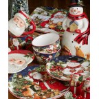 11" Dinner Plate Santa Magic