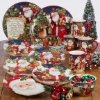 11" Dinner Plate Santa Magic