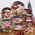 11" Dinner Plate Santa Magic