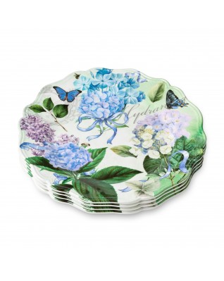 11" Elegant Hydrangea Plate