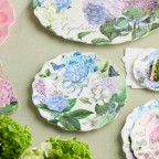 11" Elegant Hydrangea Plate