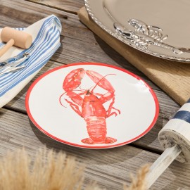 11" Melamine Lobster Dinner Plate