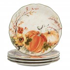11" Multicolor Dinner Plate