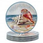 9" Salad/Multicolor Dessert Plate