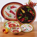 9" Salad/Multicolor Dessert Plate