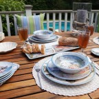 9" Salad/Multicolor Dessert Plate