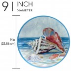 9" Salad/Multicolor Dessert Plate