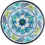 Colorful plates and bowls tableware set