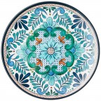 Colorful plates and bowls tableware set