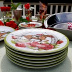 Melamine exquisite salad plate