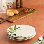 Stunning Olive Branch Design Ceramic Dinner Plate