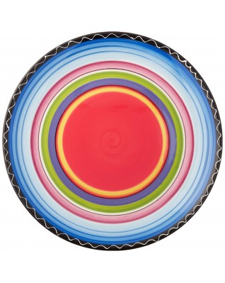 Tequila Sunrise Ceramic Dinner Plate